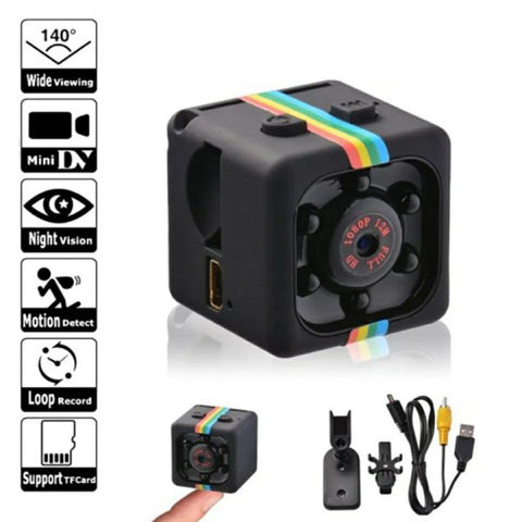 Original SQ11 Mini Camera 1080p HD Micro Camera 30 frame Action Video Camera Sports DV Outdoor Gopro Night Vision Support 32G