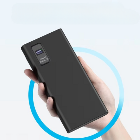 10000mAh Power Bank – PD Fast Charging with Digital Display & Full Capacity Backup (Random color)