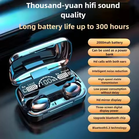 M10 Wireless Bluetooth Earbuds & Headphones V5.1
